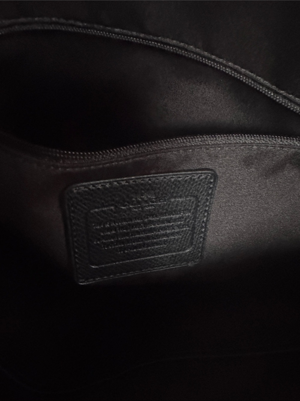 Coach Brown Signature Chain-Handle Tote - Picture 4 of 4